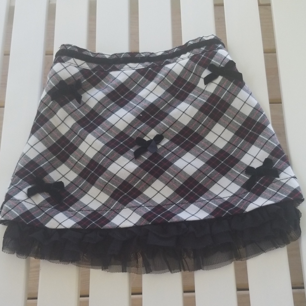 Plaid ruffles 3t children's place skirt plaid